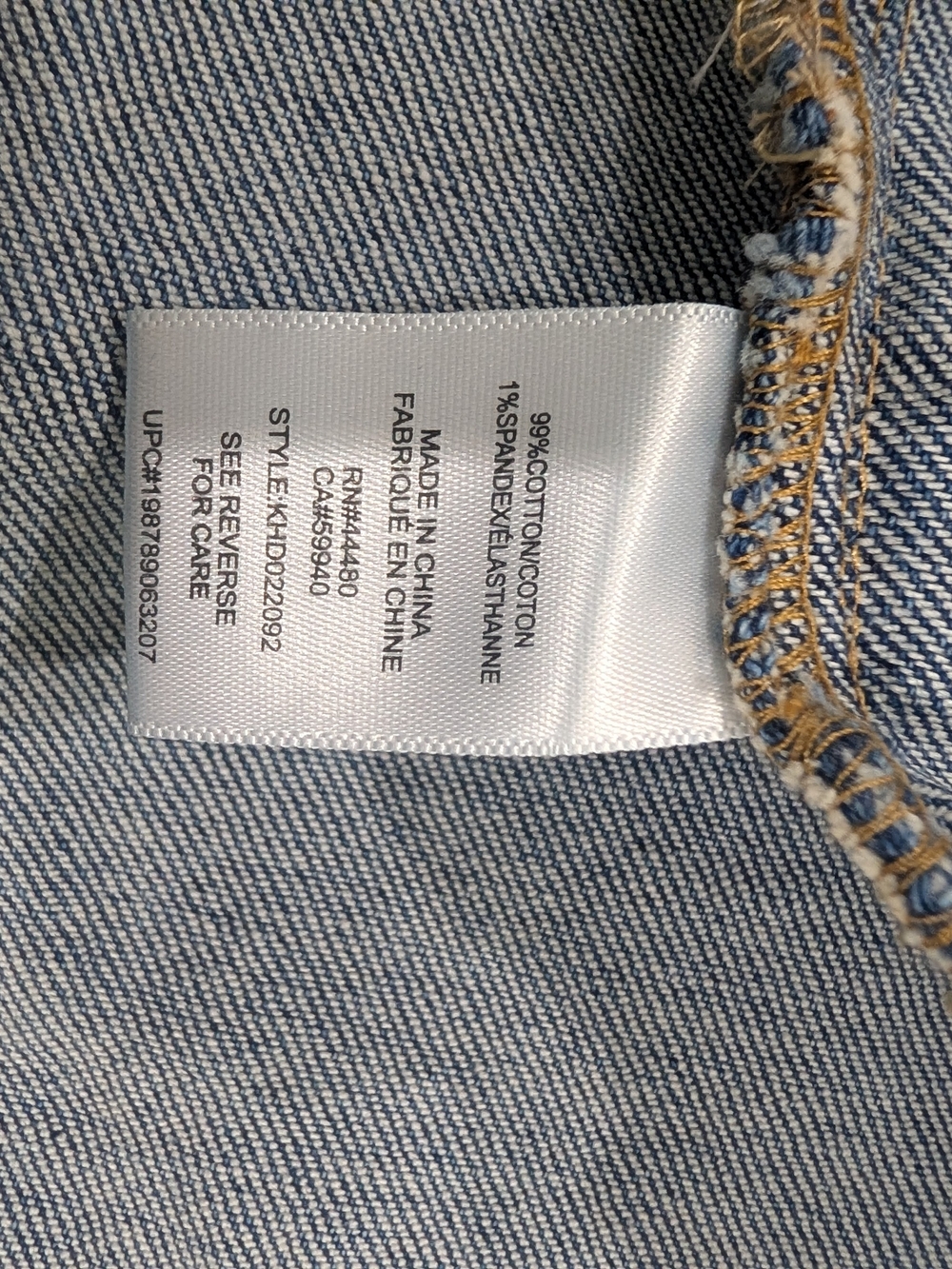 Tinseltown Light Blue Zip-Front Denim Overall Dress - Picture 7 of 7